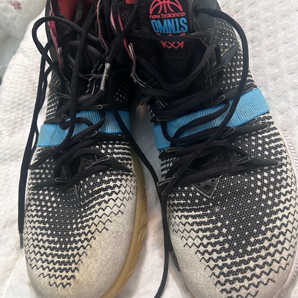 New Balance OMN1S Kawhi Leonard Baited Black Teal White Red Basketball Shoes - Picture 5 of 13